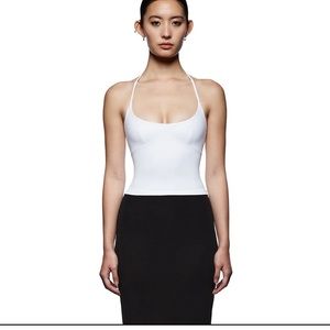 TANK AIR STUDIO SPILL HALTER TOP XXS